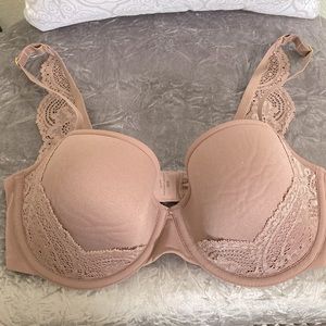 30E / 30 DD Third Love T-Shirt Bra w/ Lace Detail